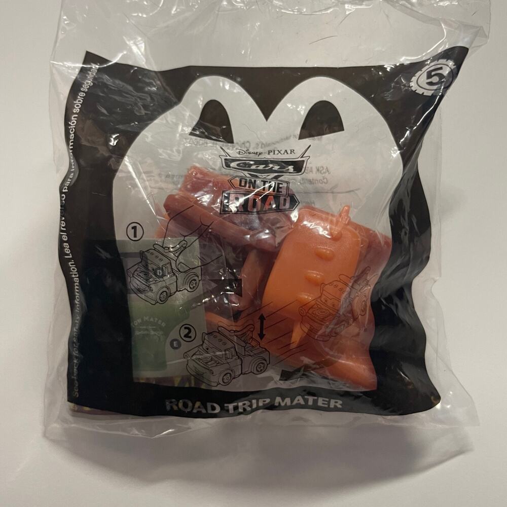 McDonald’s Disney Pixar CARS On the Road #5 ROAD TRIP MATER NEW SEALED 2022